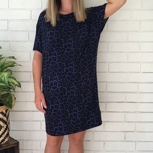 Michael MICHAEL KORS Blue Mini Sheath Dress